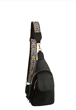 Aztec Guitar Strap Sling Bag