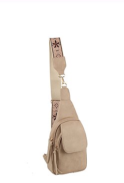 Aztec Guitar Strap Sling Bag