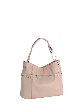 Hook Top Handle Shoulder Bag with Guitar Strap