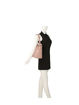Hook Top Handle Shoulder Bag with Guitar Strap