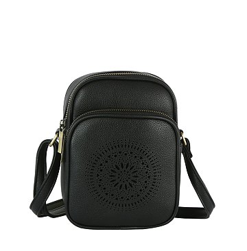 Laser Cut Crossbody Bag