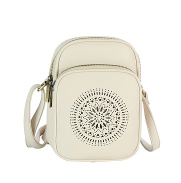 Laser Cut Crossbody Bag