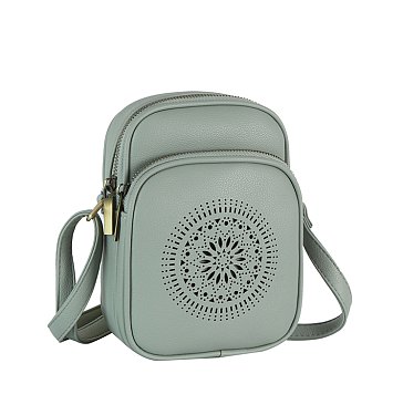 Laser Cut Crossbody Bag