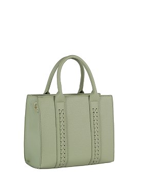 Calin Weaving Detailed Satchel