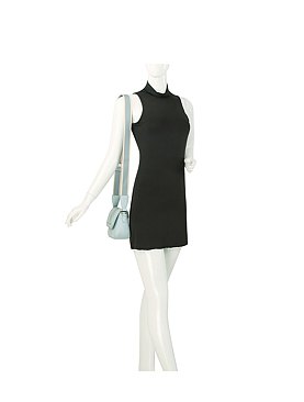 Laser Cut Printed Flap Crossbody Bag