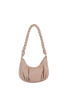 Braided Strap Decorative Shoulder Bag