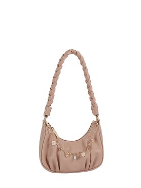 Braided Strap Decorative Shoulder Bag