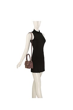 Charm Chain Flap Satchel