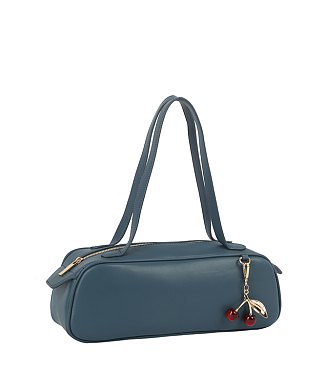 Fashion Cherry Charm Boston Bag