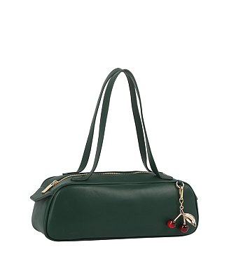 Fashion Cherry Charm Boston Bag