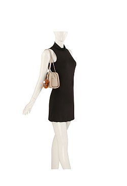 Bag Charm Buckle Top Handle Boston Bag