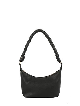 Braided Handle Bucket Shoulder Bag