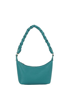 Braided Handle Bucket Shoulder Bag