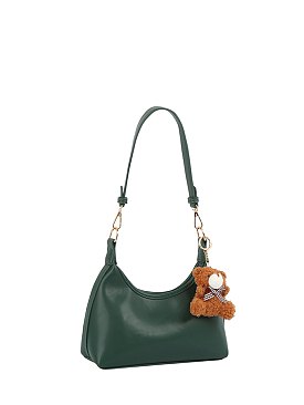 Bag Charm Shoulder Bag
