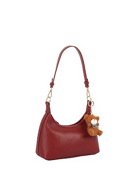 Bag Charm Shoulder Bag