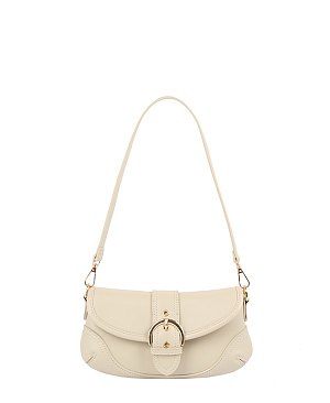 Buckle Flap Shoulder Bag