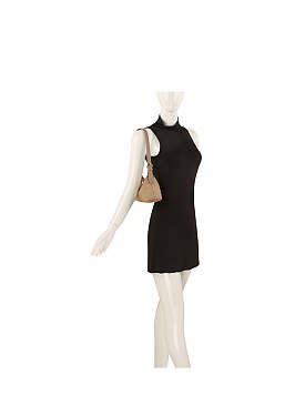 Faux Suede Shoulder Bag