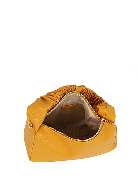 Ruched Handle Shoulder Bag