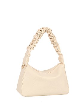 Ruched Handle Shoulder Bag