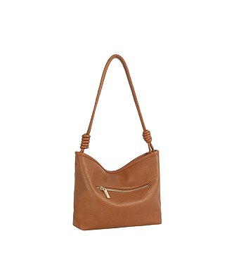 Knotted Handle Bucket Shoulder Bag