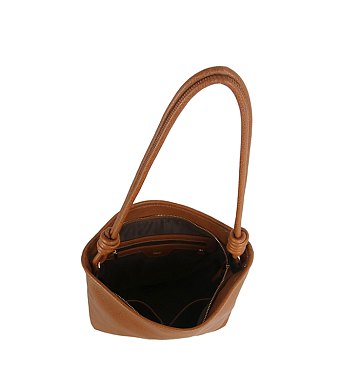 Knotted Handle Bucket Shoulder Bag