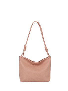 Knotted Handle Bucket Shoulder Bag