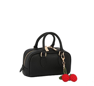 Cherry Charm Top Handle Boston Bag