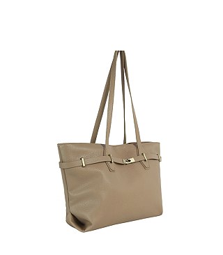 Belted Large Tote