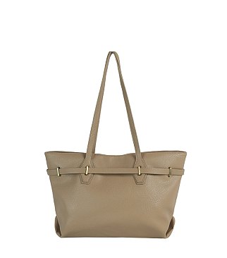 Belted Large Tote