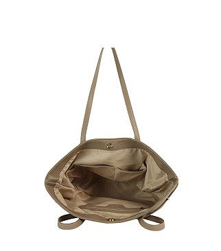 Belted Large Tote