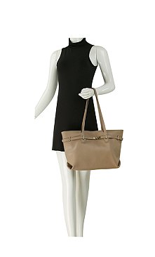 Belted Large Tote
