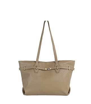 Belted Large Tote
