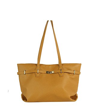 Belted Large Tote