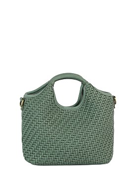 Fashion Weave Top Handle Satchel
