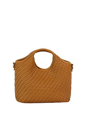 Fashion Weave Top Handle Satchel