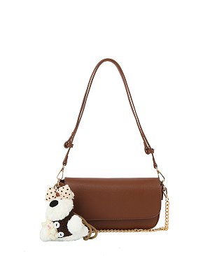 Bag Charm Shoulder Bag
