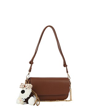Bag Charm Shoulder Bag