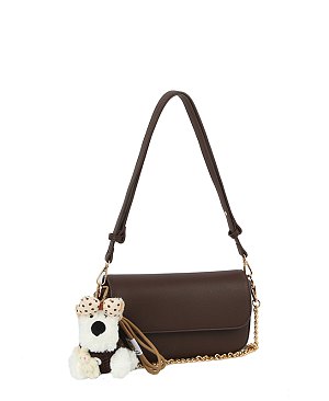 Bag Charm Shoulder Bag