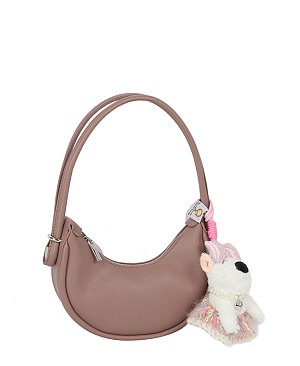 Bag Charm Shoulder Bag
