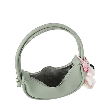 Bag Charm Shoulder Bag
