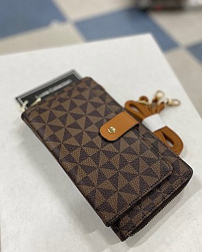 Monogram Cross-body Cell Phone Messenger