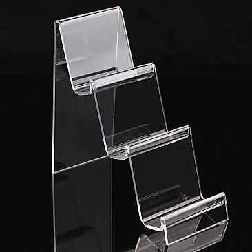 3 Layers Transparent Acrylic Display Shelf Stand