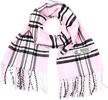 Plaid Check Luxurious Scarf