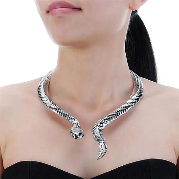 ELEGANT SNAKE FASHION NECKLACE SET