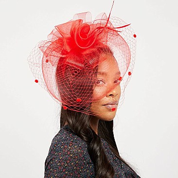 Classy MESH VEIL FASCINATOR