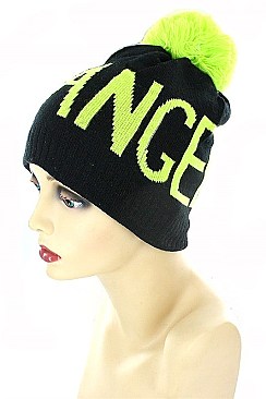 SASSY LOS ANGELES Pom Pom Beanies FM-MHA2517