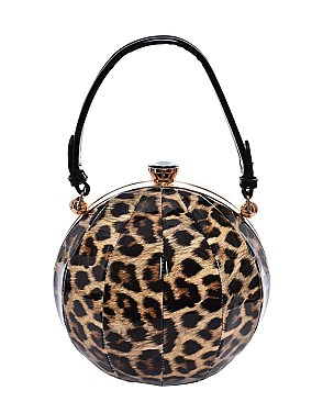 Leopard Print Ball Shape Satchel MH-MJ711