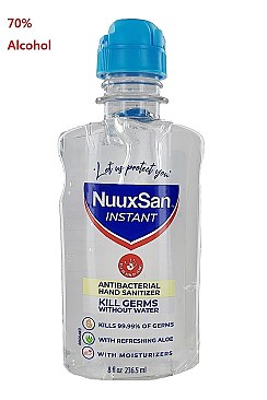 70% ALCOHOL HAND SANITIZER 236.5 ML