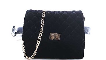 CHIC SOFT STITCHED DESIGN CROSSBODY BAG