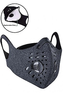 PACK OF 12 FASHION DOUBLE RESPIRATOR MASK WITH VELCRO STRAP